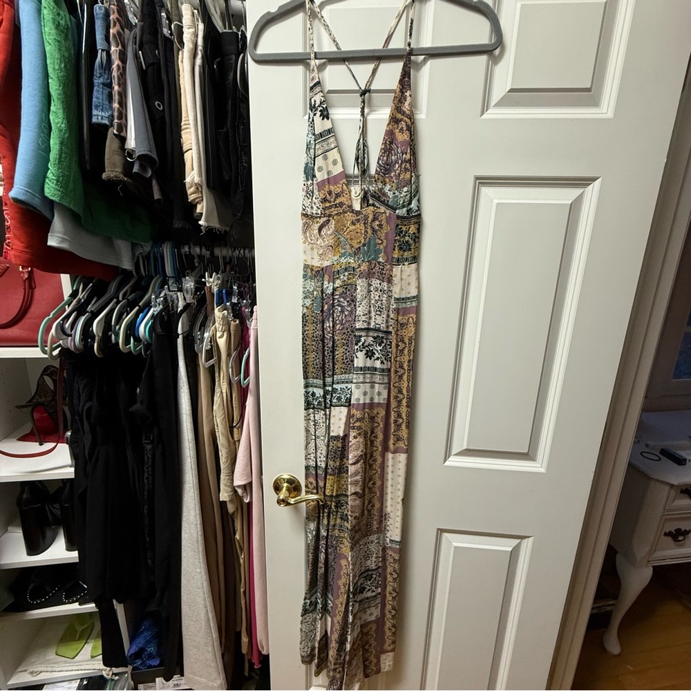 Free People Patchwork Jumpsuit - image 1